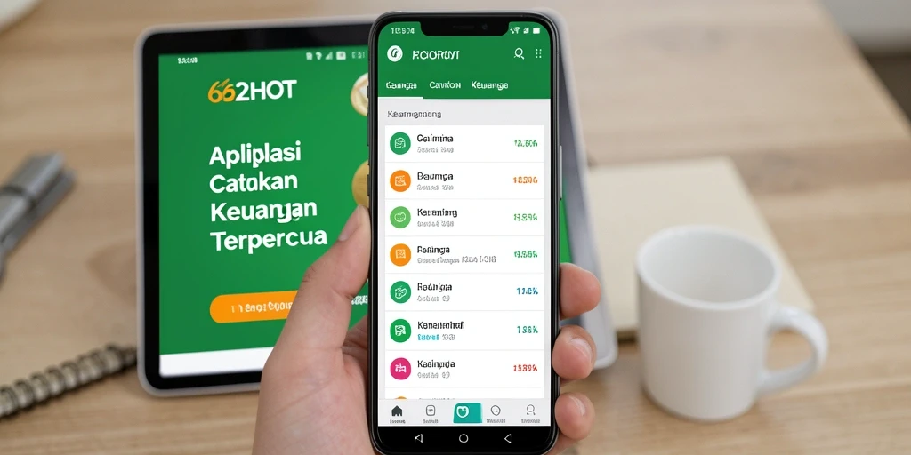 Tampilan antarmuka 62HOT yang intuitif dan menarik.