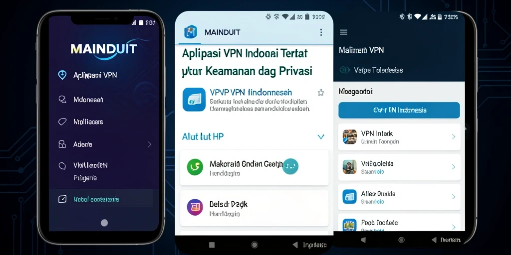 Antarmuka aplikasi MAINDUIT yang sederhana dan intuitif.