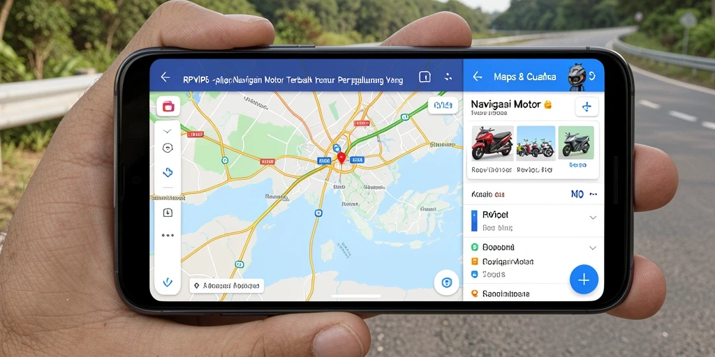 Antarmuka RPVIP6 menunjukkan fitur navigasi motor yang canggih.