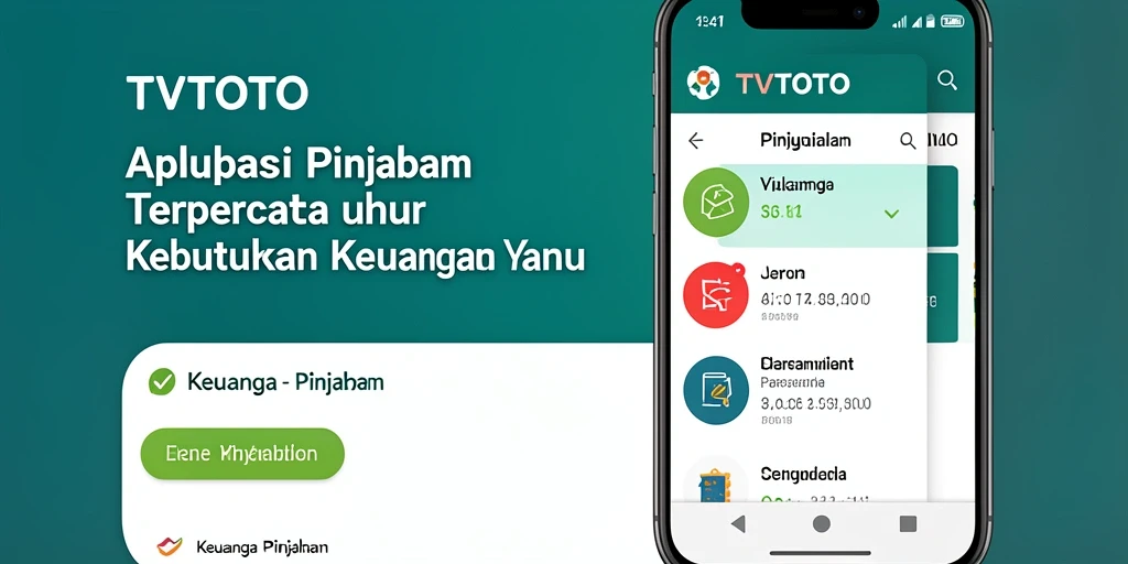 Tampilan antarmuka aplikasi TVTOTO yang sederhana dan intuitif.